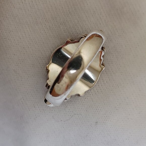 Nicky Butler ring blue topaz pink tourmaline silver size 5 like new - Picture 15 of 16